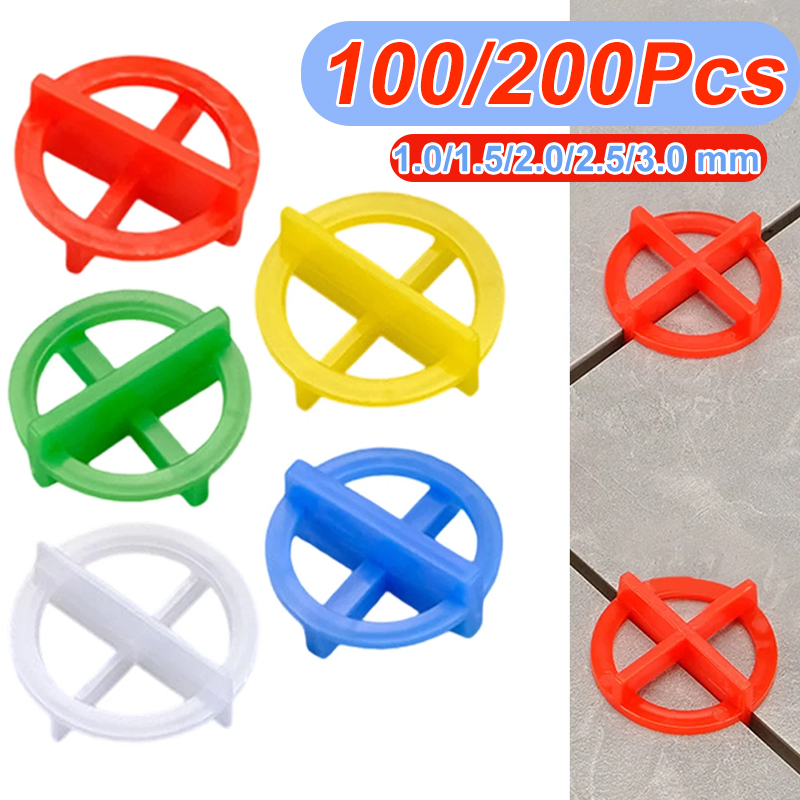 Ceramic Tile Floor - 100/200Pcs Porcelain Tile Spacers Clips Wedge