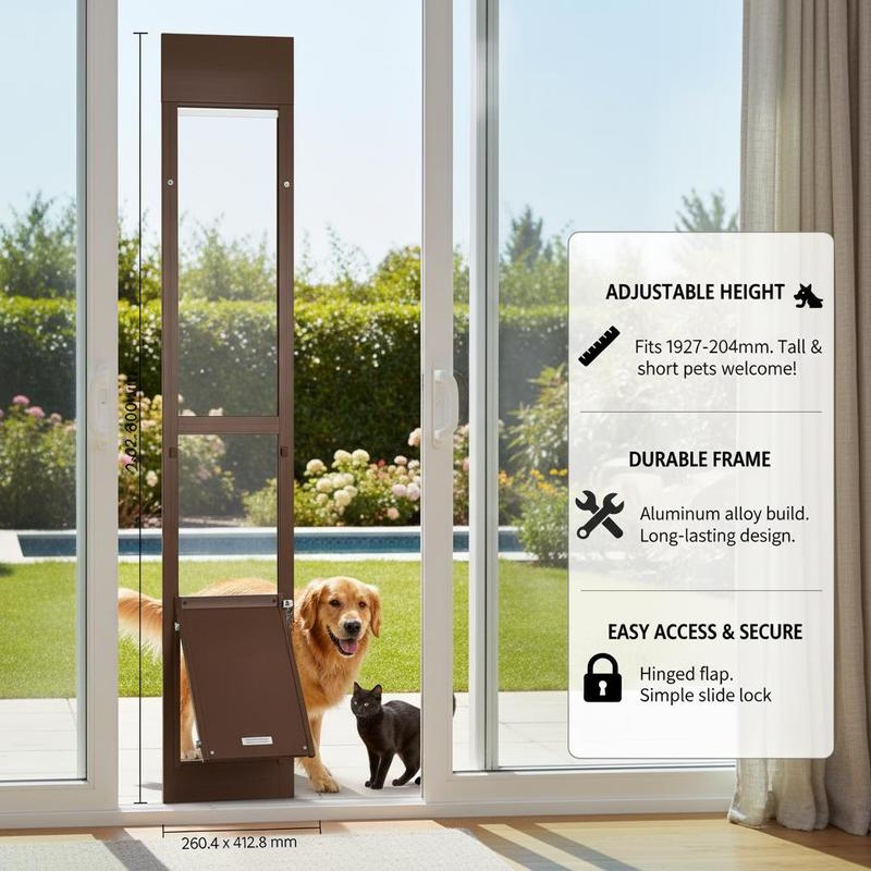 Dog Door for Sliding Glass Doo - Glass Door Hinge ulasan dan harga