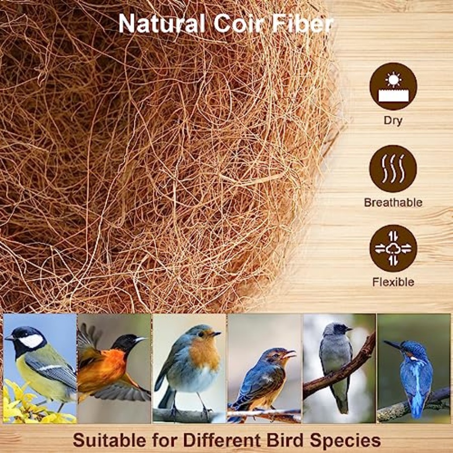 PCS Coconut Fiber for Bird Nes - Substrate Coconut Fiber ulasan dan harga