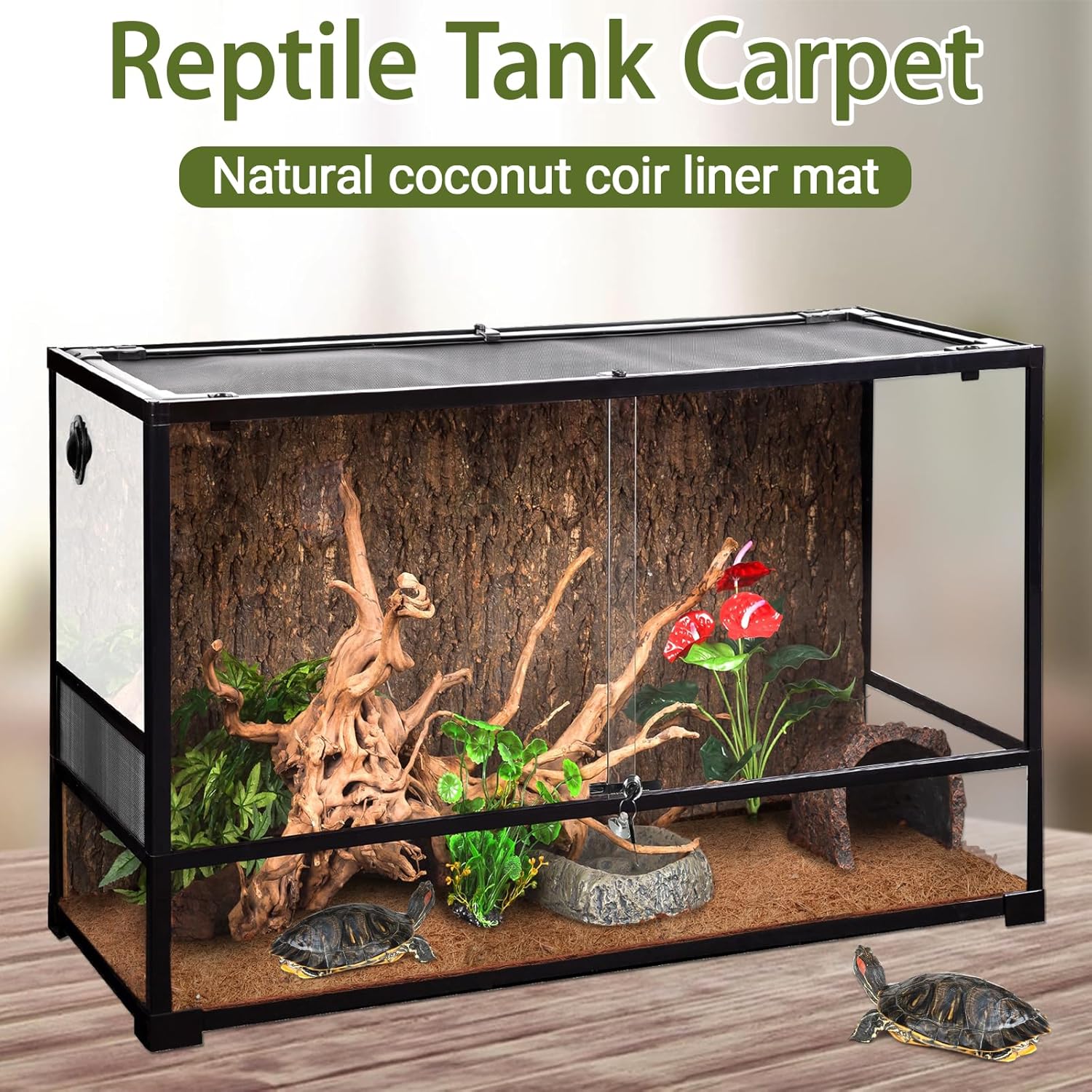 3 Rolls Reptile Carpet, 24x48i - Substrate Coconut Fiber ulasan dan harga