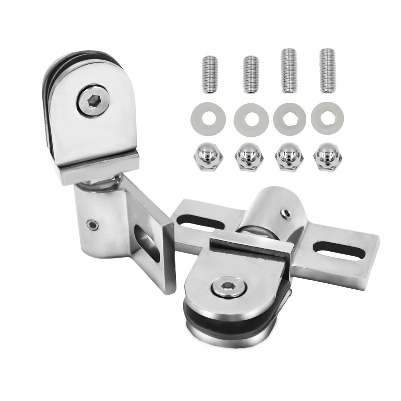 Bathroom glass door clip/clamp - Glass Door Hinge ulasan dan harga