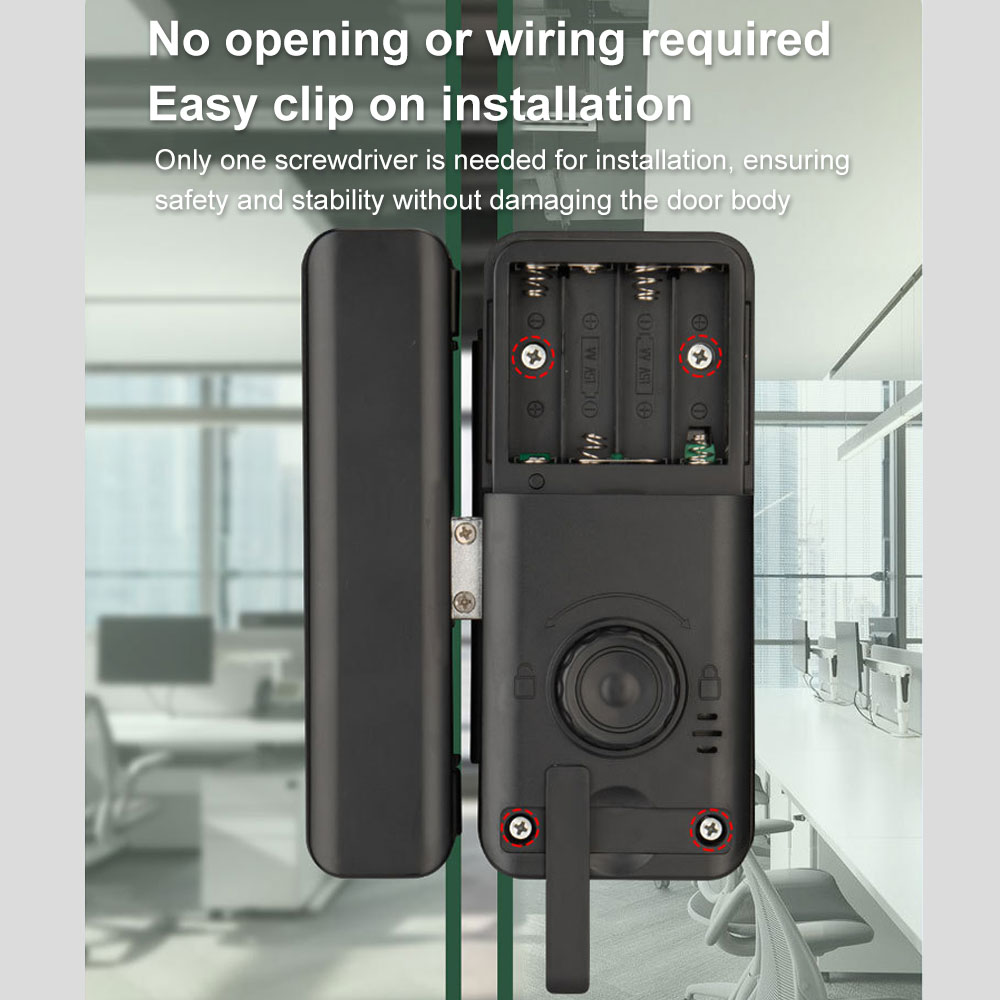 Bluetooth Electronic Glass LOC - Glass Door Hinge ulasan dan harga