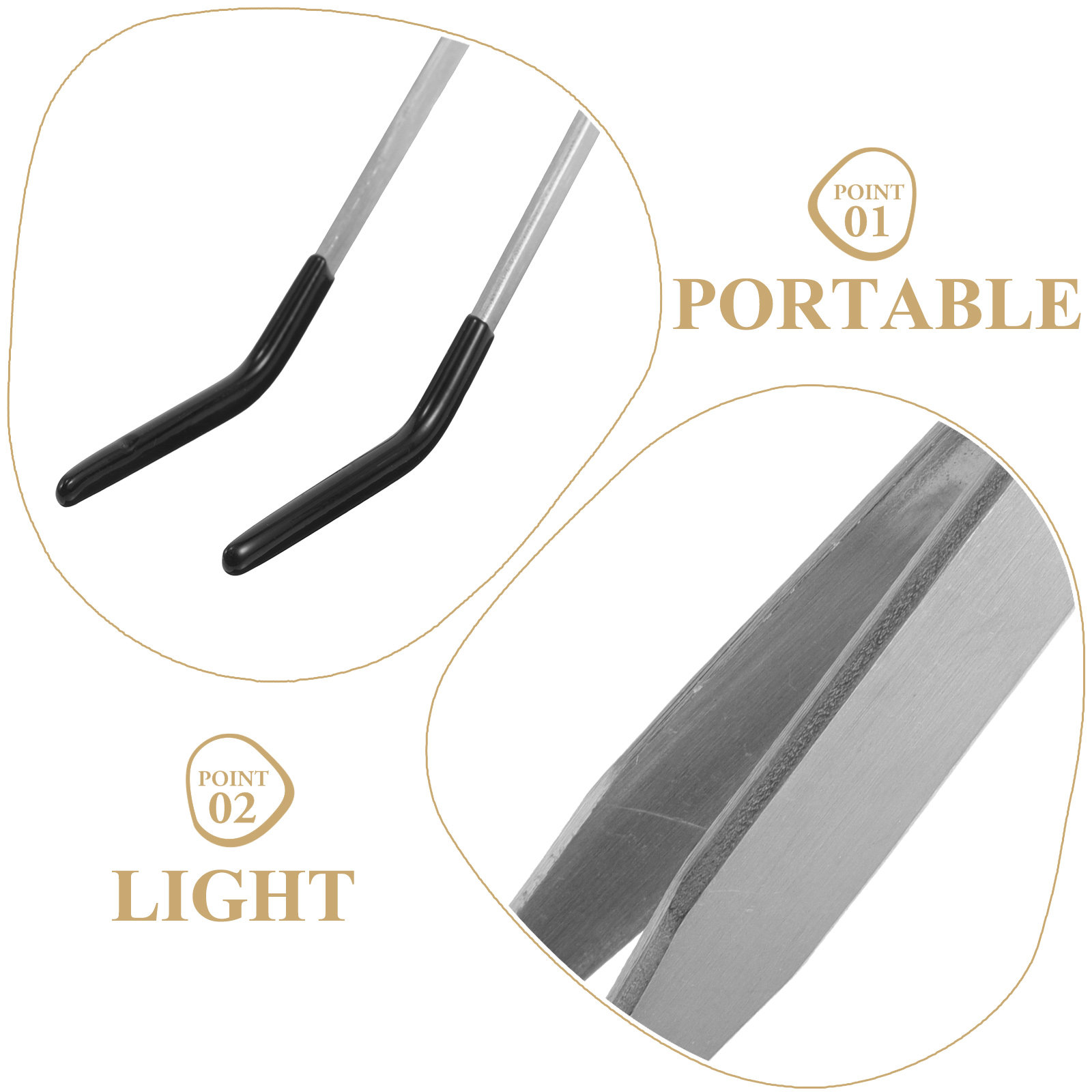 2Pcs Stainless Steel Feeding T - Feeding Tong Stainless ulasan dan harga