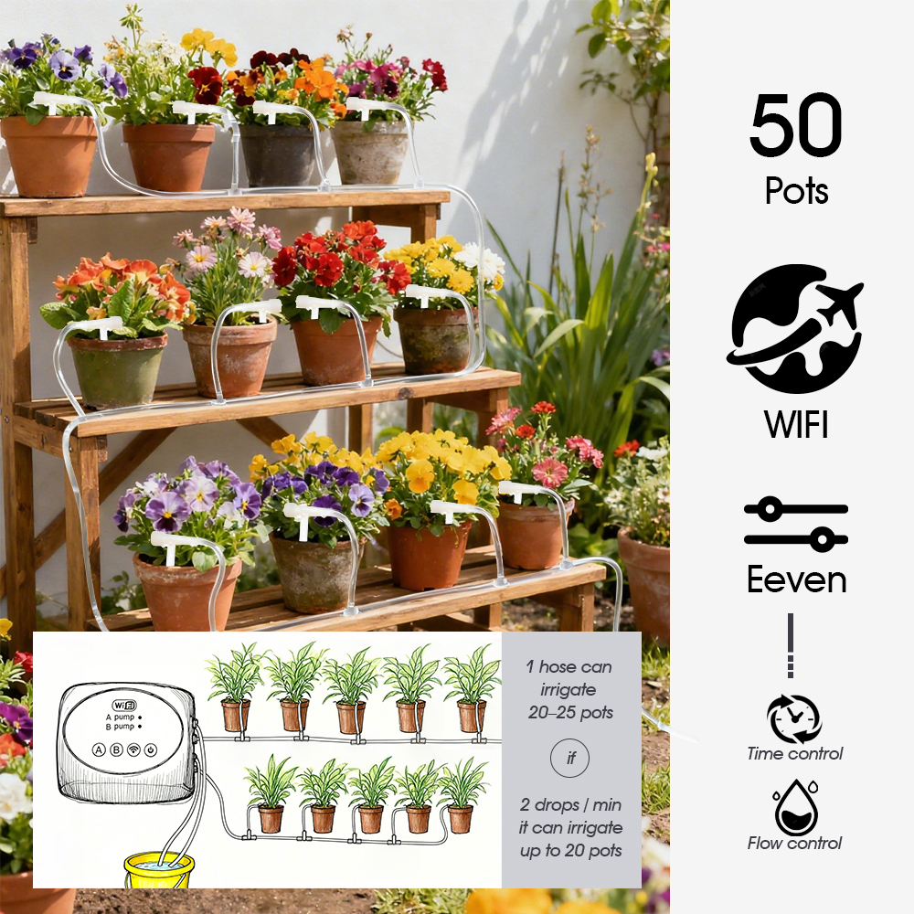 Garden Smart Dual Outlets Pump - Timer Dual Outlet ulasan dan harga