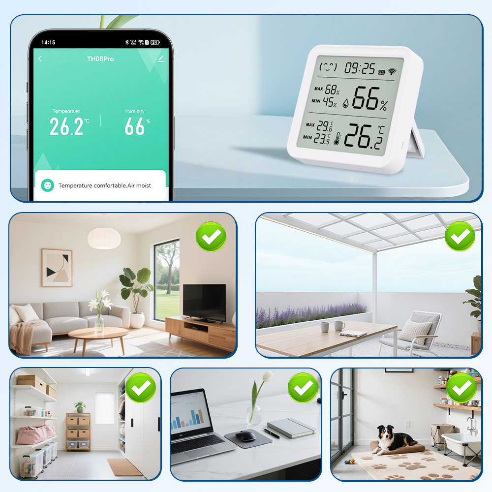 Tuya WiFi Thermometer hygromet - Digital Hygrometer Probe ulasan dan harga