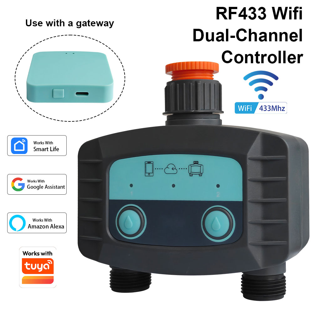 Tuya dual outlet automatic irr - Timer Dual Outlet ulasan dan harga