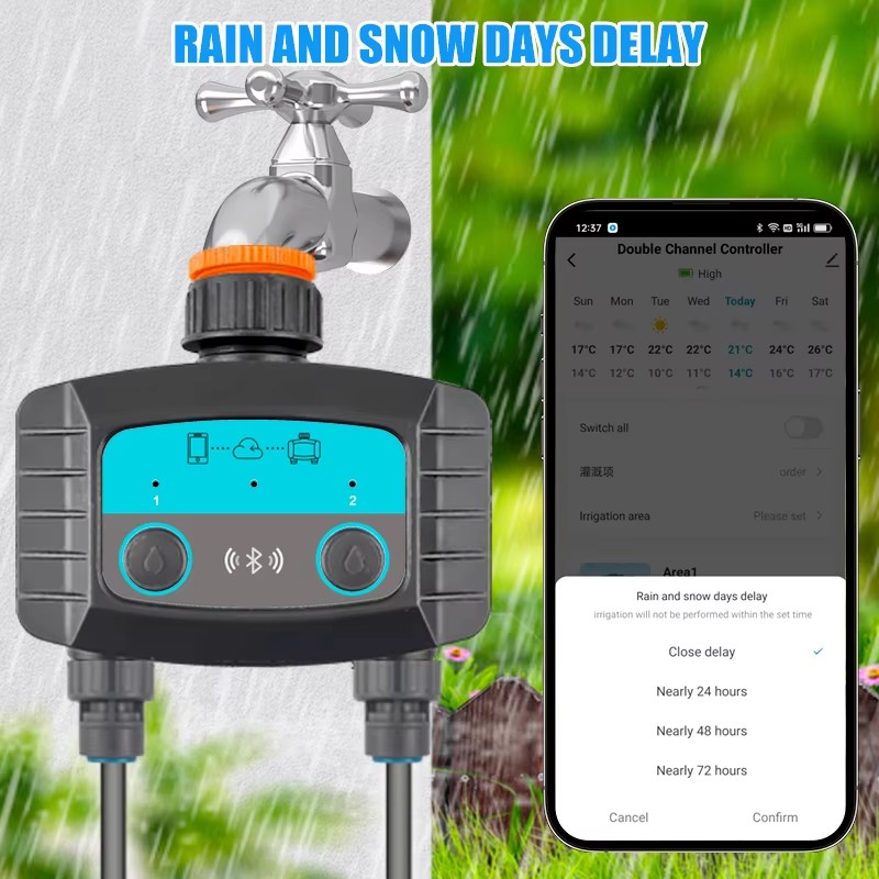 Tuya dual outlet automatic irr - Timer Dual Outlet ulasan dan harga