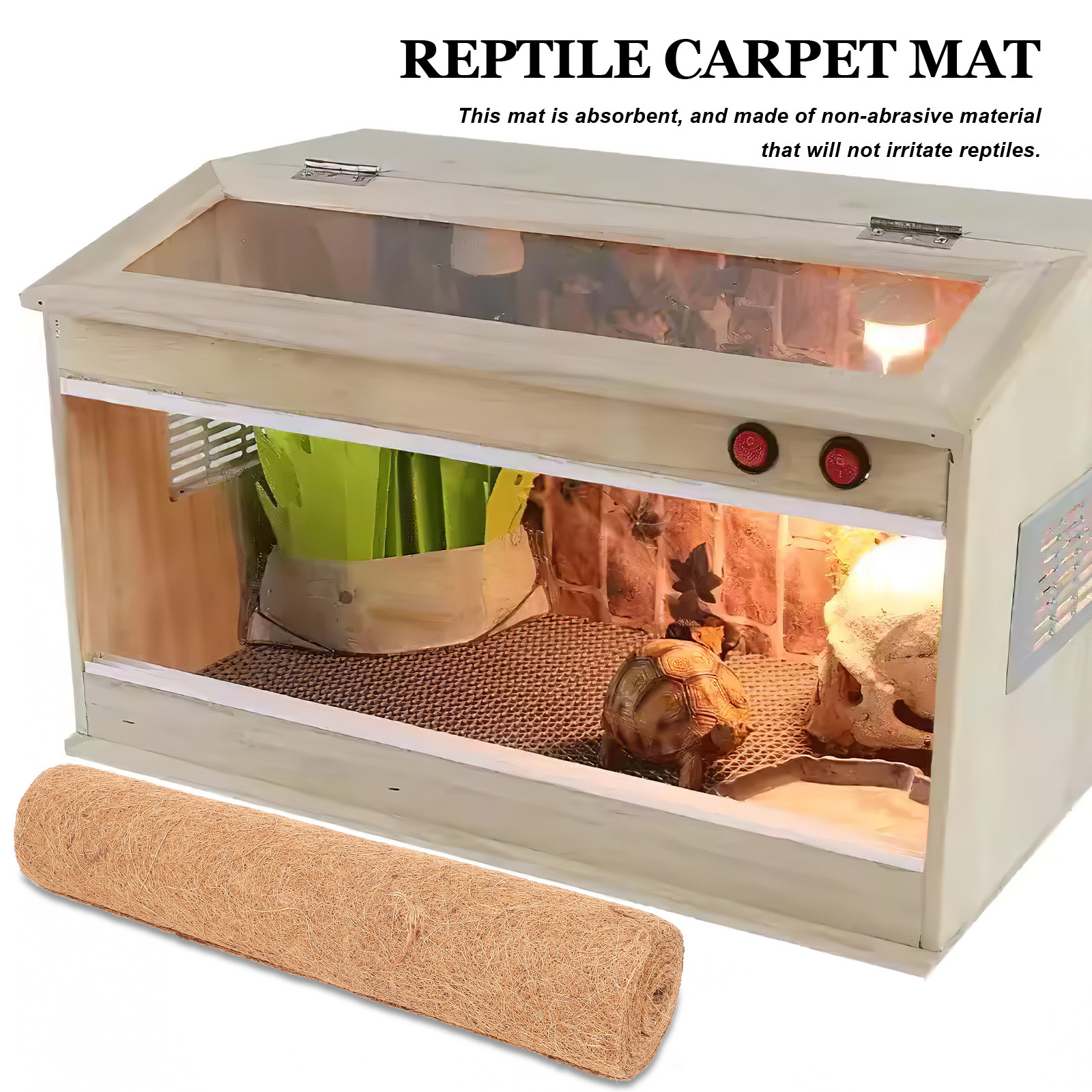 Coconut Fiber Reptile Carpet M - Substrate Coconut Fiber ulasan dan harga