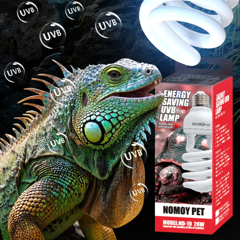 NOMOY 26W UVB Reptile Light Ca - Vitamin D3 Reptile ulasan dan harga
