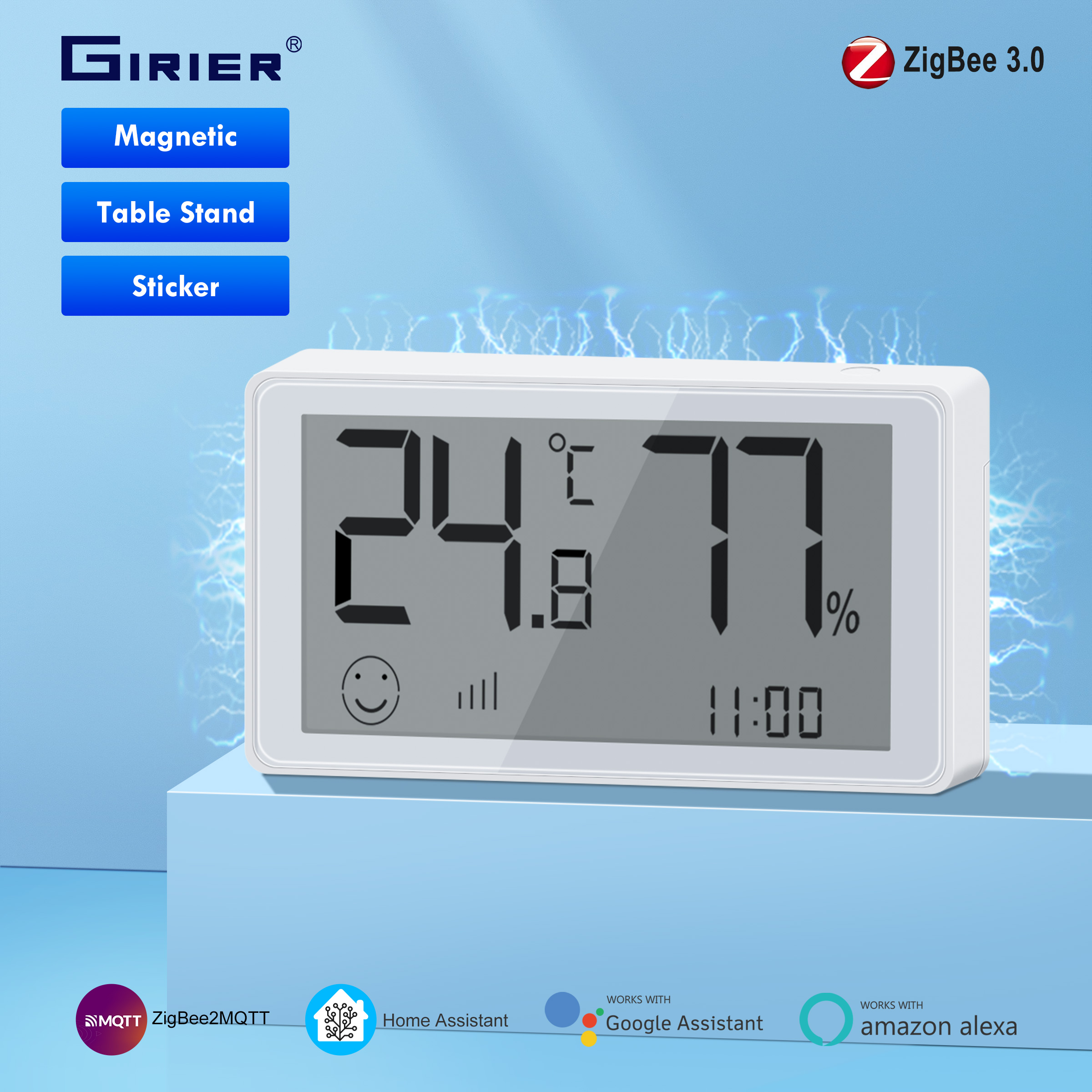 GIRIER ZigBee 3.0 Smart Temper - Digital Hygrometer Probe ulasan dan harga