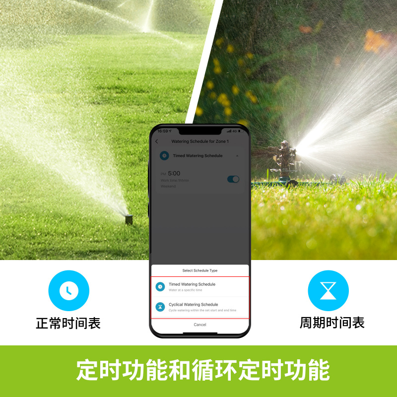 TS Bluetooth Tuya Smart Garden - Timer Dual Outlet ulasan dan harga