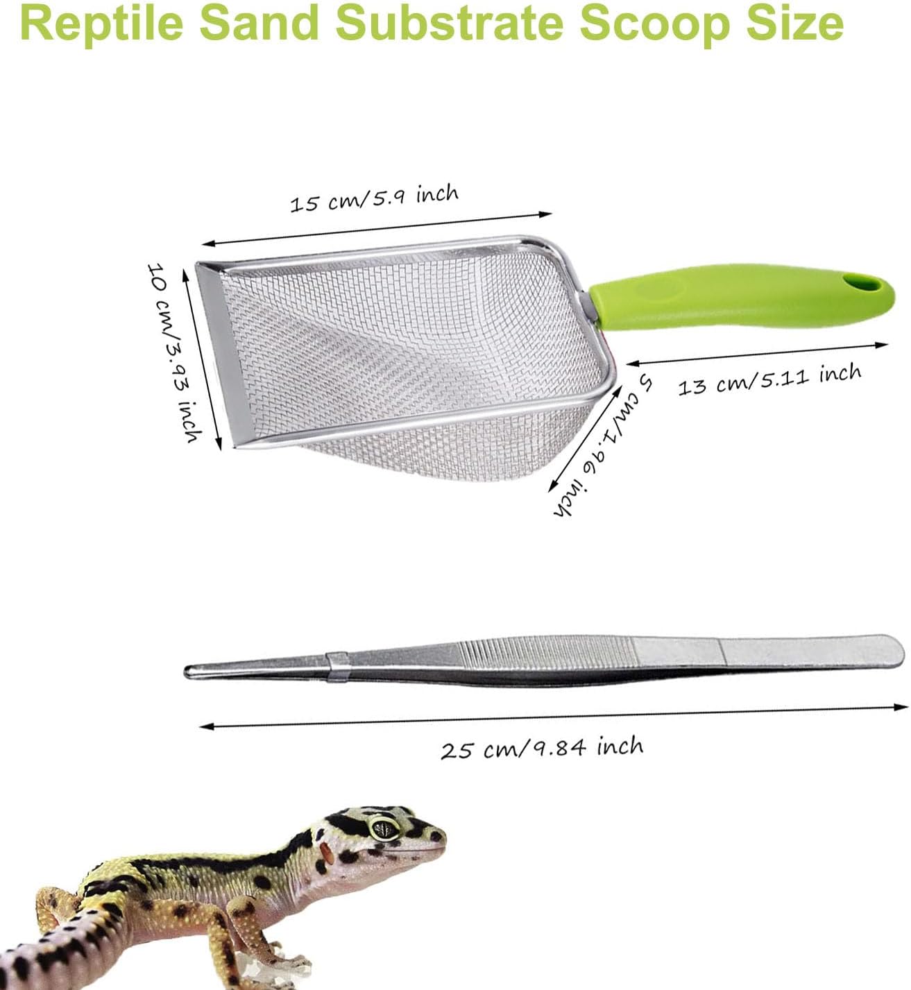 Reptile Sand Scoop Set - Fine  - Feeding Tong Stainless ulasan dan harga