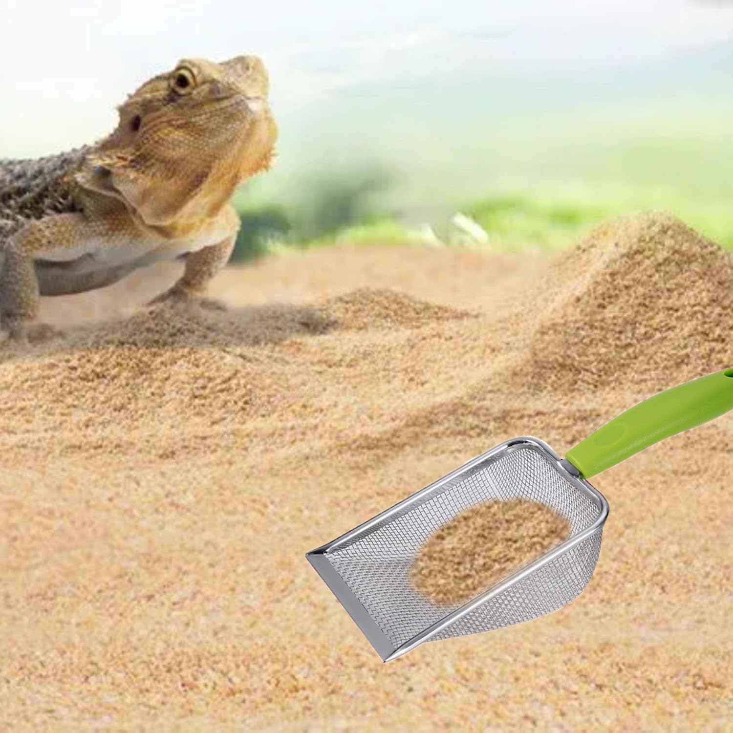 Reptile Sand Scoop Set - Fine  - Feeding Tong Stainless ulasan dan harga