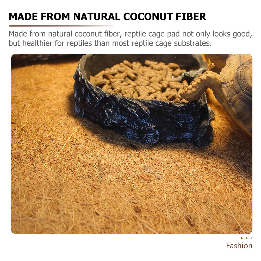 Reptile Carpet Natural Coconut - Substrate Coconut Fiber ulasan dan harga