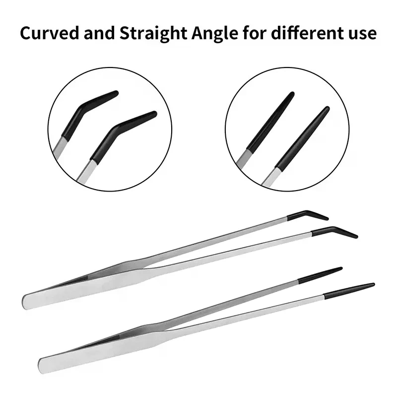 Straight and Curved Aquarium T - Feeding Tong Stainless ulasan dan harga