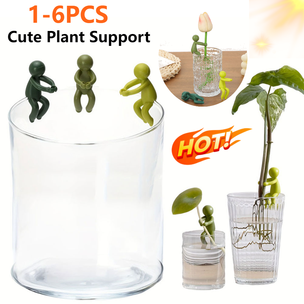 1-6 PCS Cute Plant Stand Plast - Vine Climbing Plastic ulasan dan harga