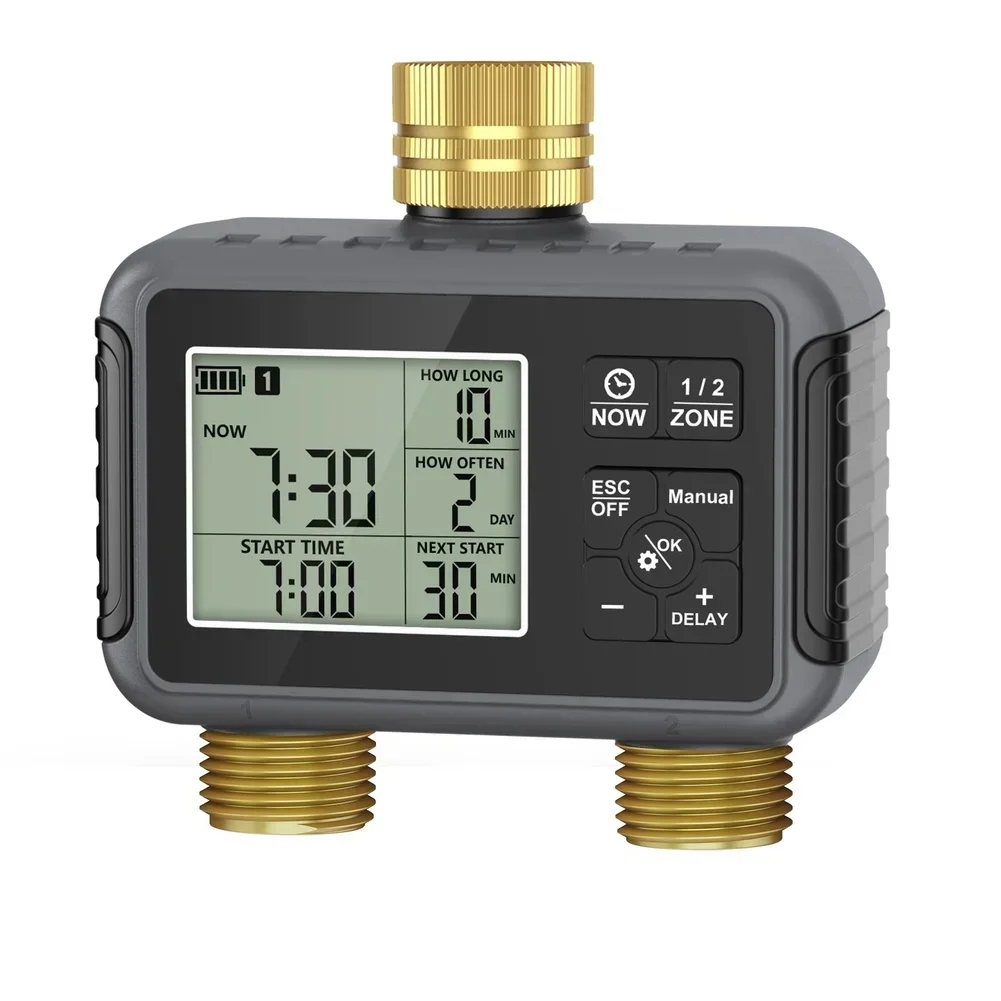 Brass and ABS Dual Outlet Irri - Timer Dual Outlet ulasan dan harga