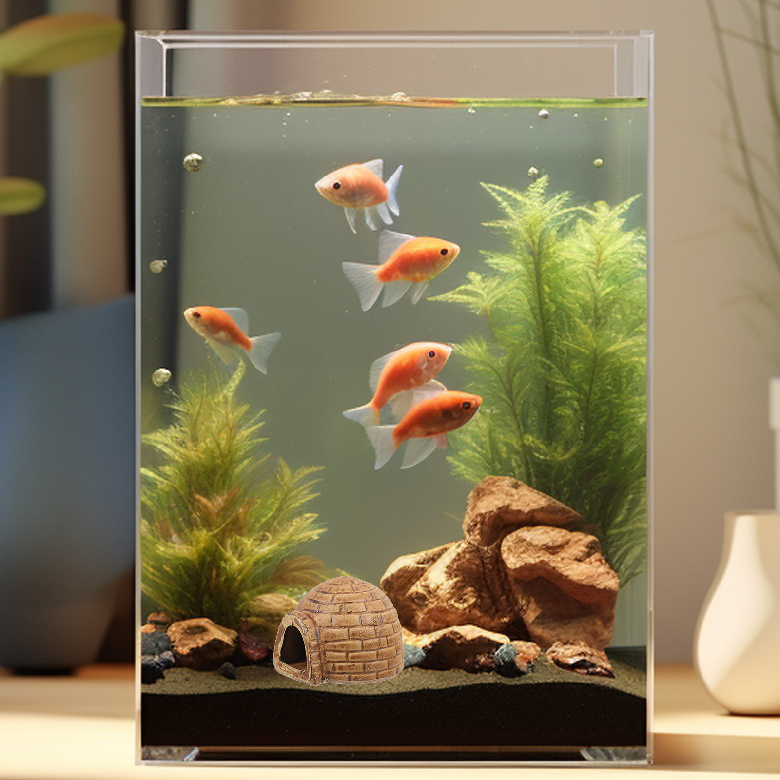 Ceramic Pleco Caves for Aquari - Hide Cave Ceramic ulasan dan harga