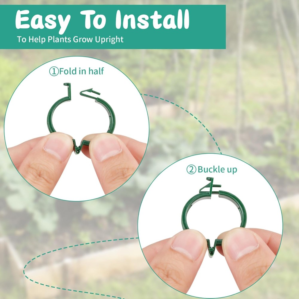 100 Pcs Plant Support Clips fo - Vine Climbing Plastic ulasan dan harga