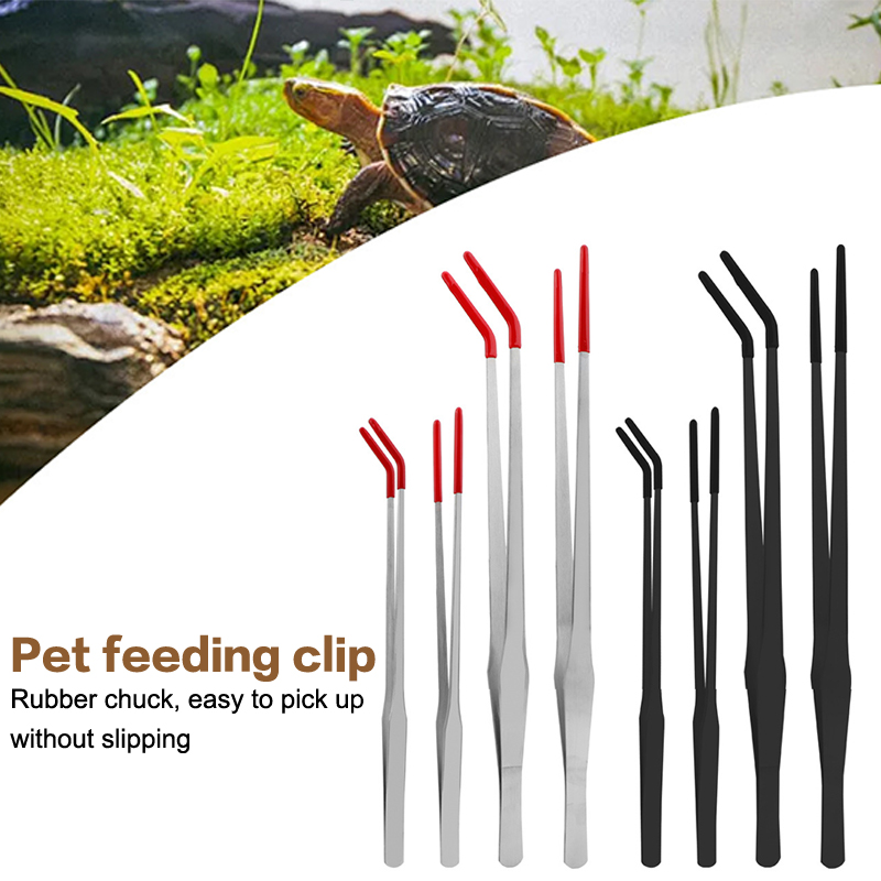 Fish Tank Cleaning Tools Snake - Feeding Tong Stainless ulasan dan harga