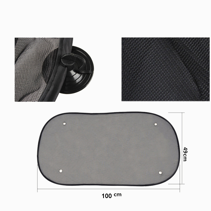 1pc Car Rear Window Sun Shades - Screen Top Mesh ulasan dan harga