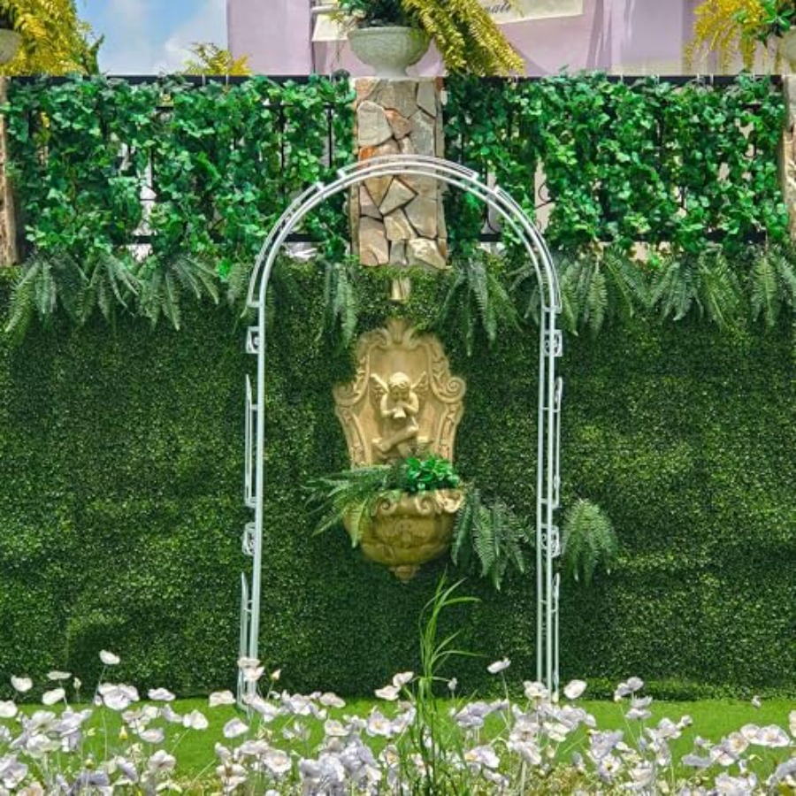 White metal wedding arch for g - Vine Climbing Plastic ulasan dan harga