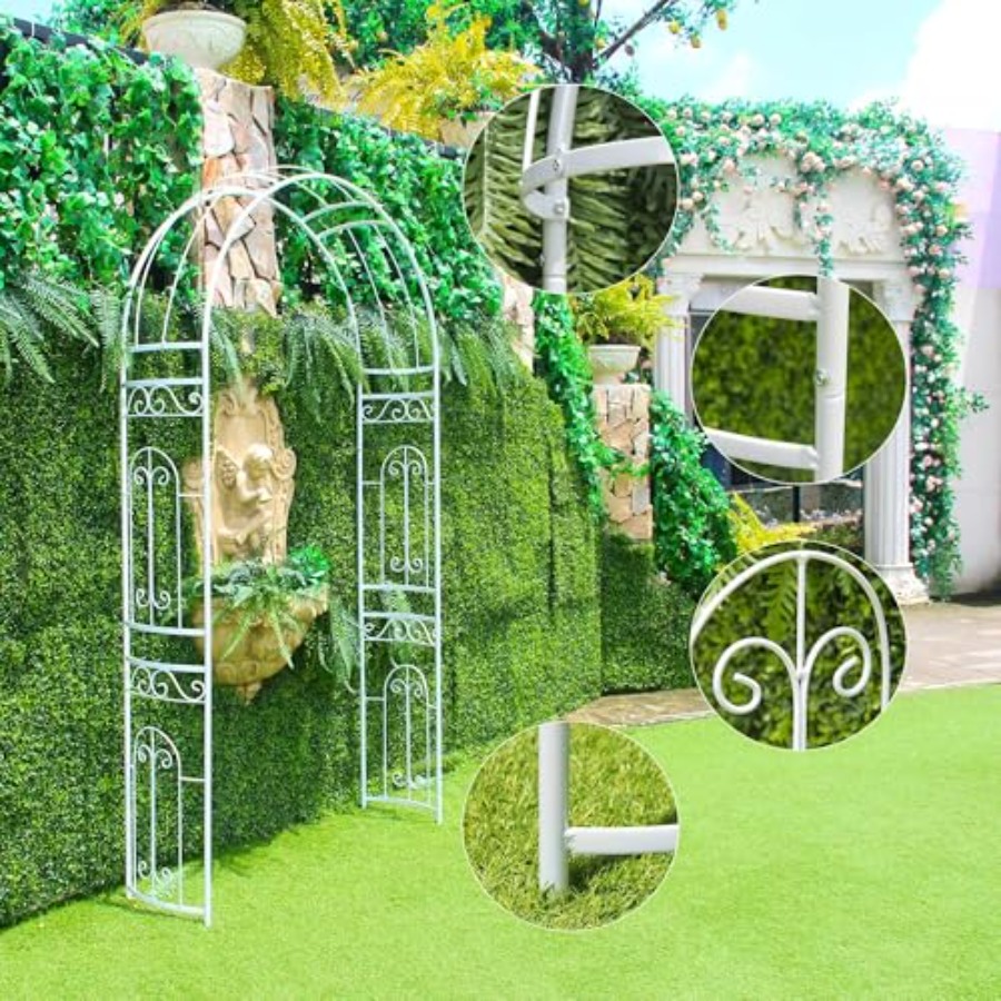 White metal wedding arch for g - Vine Climbing Plastic ulasan dan harga