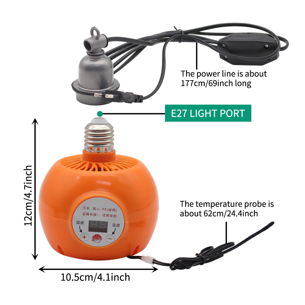 Pet Heater Animal Heating Lamp - Ceramic Heat Emitter ulasan dan harga