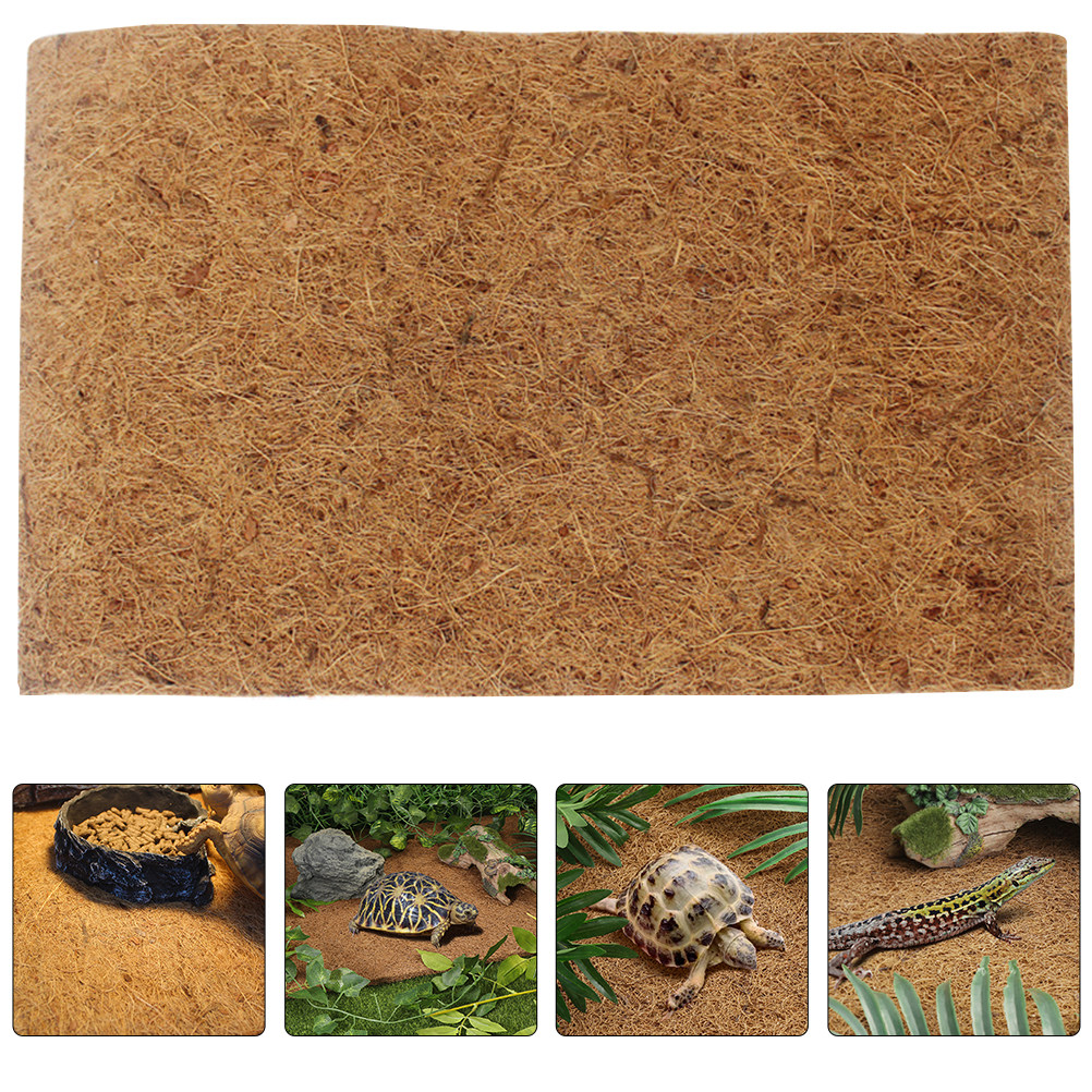 Reptile Terrarium Carpet Natur - Substrate Coconut Fiber ulasan dan harga